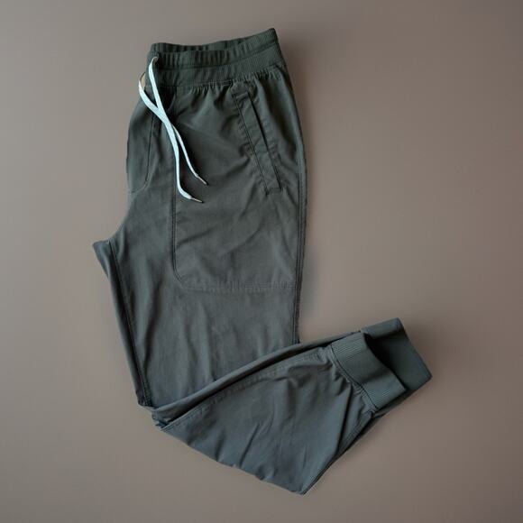 Vuori Meta Jogger XL Green Comfy Sweatpants Workout Loungewear Yoga - Picture 1 of 9